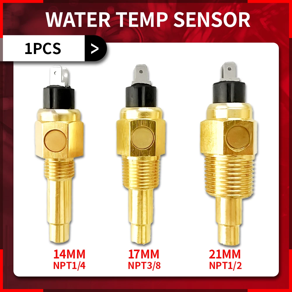

Универсальный датчик температуры воды 3/8NPT 1/2NPT Vdo Meter Vdo Датчик температуры воды 14 мм 17 мм 21 мм для автомобиля, грузовика, лодки