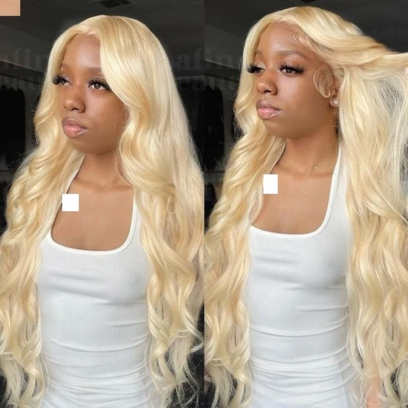 613 13x6 Lace Front Wig Human Hair 250 Density Blonde Body Wave Lace Front Wigs Blonde Wig Human Hair Hd Lace Frontal Wig