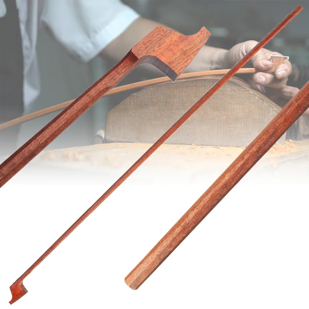 Unfinished 4/4 3/4 1/2 1/4 1/8 1/10 Cello Bow Stick Raw Material Selected Arco Rod Unvarnished For  Bows Making DIY