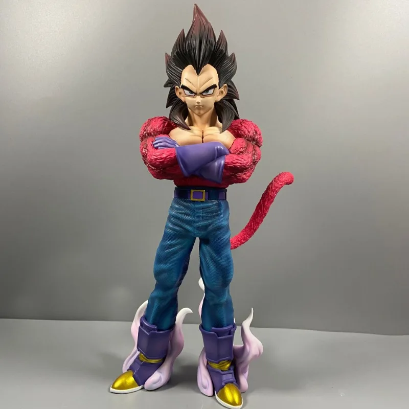 29cm Dragon Ball Super Vegeta Figures SSJ4 Goku Action Figures Super Saiyan Anime PVC Model Collection Toys