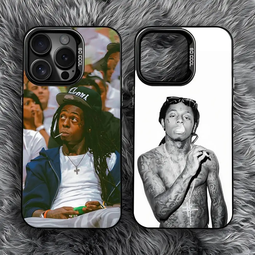 

Lil Rapper W-Wayne Phone Case For iPhone 16,15,14,13,12,11,Pro,Max,Plus,Mini,SE Anti Fall Black Matte Hard Bumper