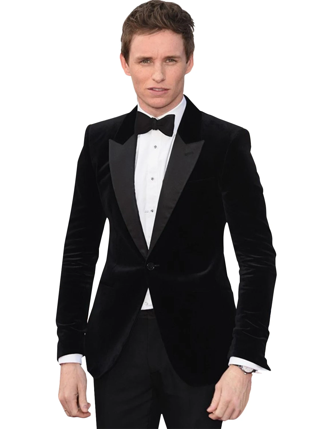 

Men's Suit Slim Fit 2 Pieces Set Velvet Party Stylish Dinner Jacket & Pants