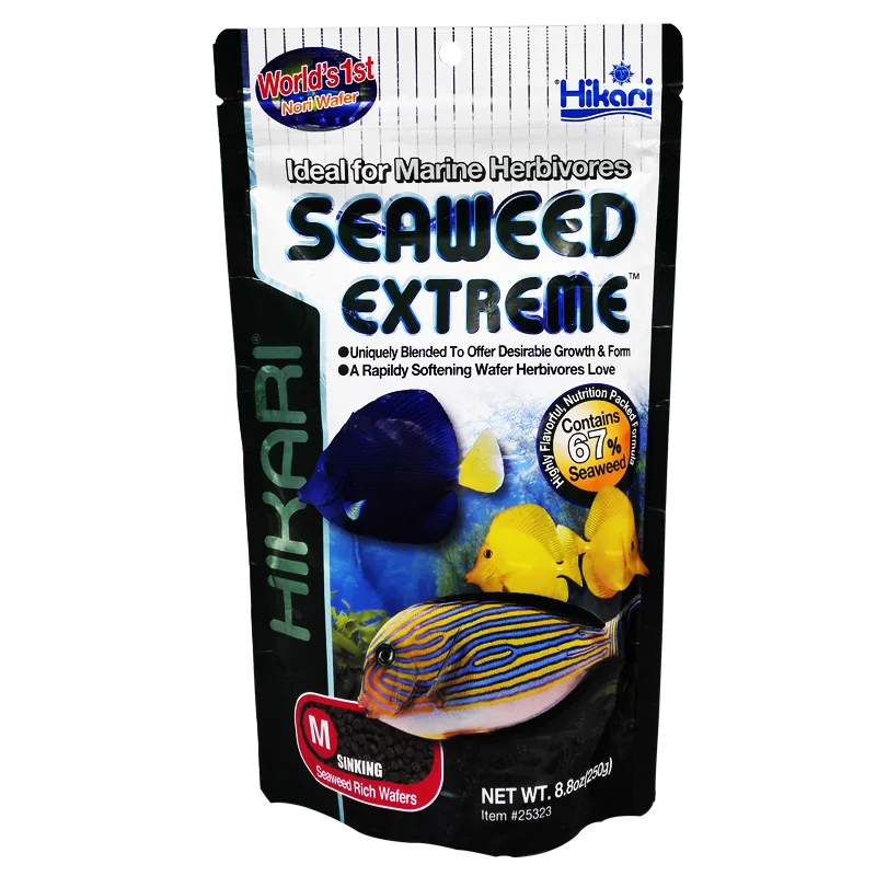 Hikari Algas marinas Extreme Herbivores Oblea Pellet Acuario Alimento para peces