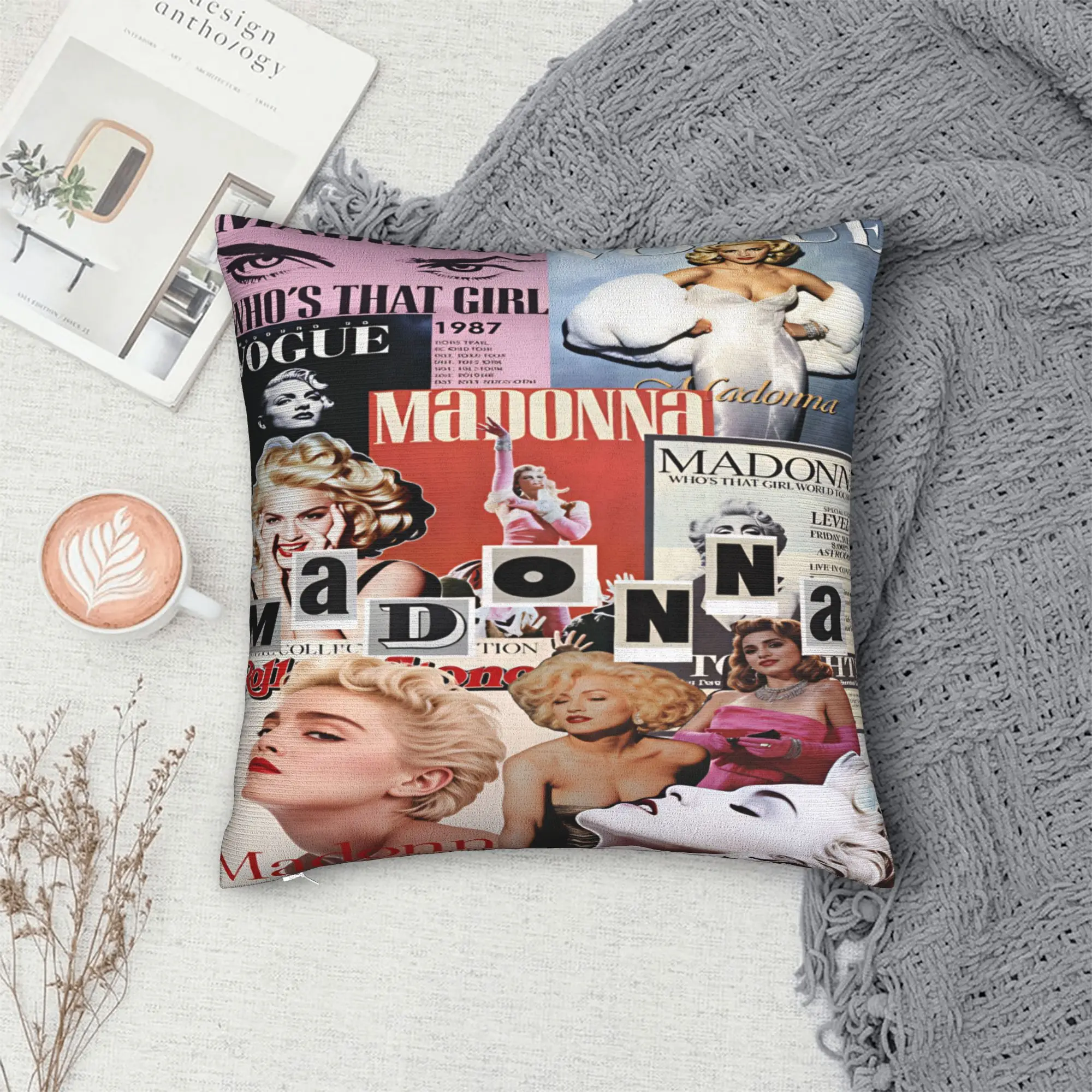 M-Madonna Confessions I Feel So Free Pillowcases  Morden Pillow Case For Living Room Sofa Soft Pillow Cover