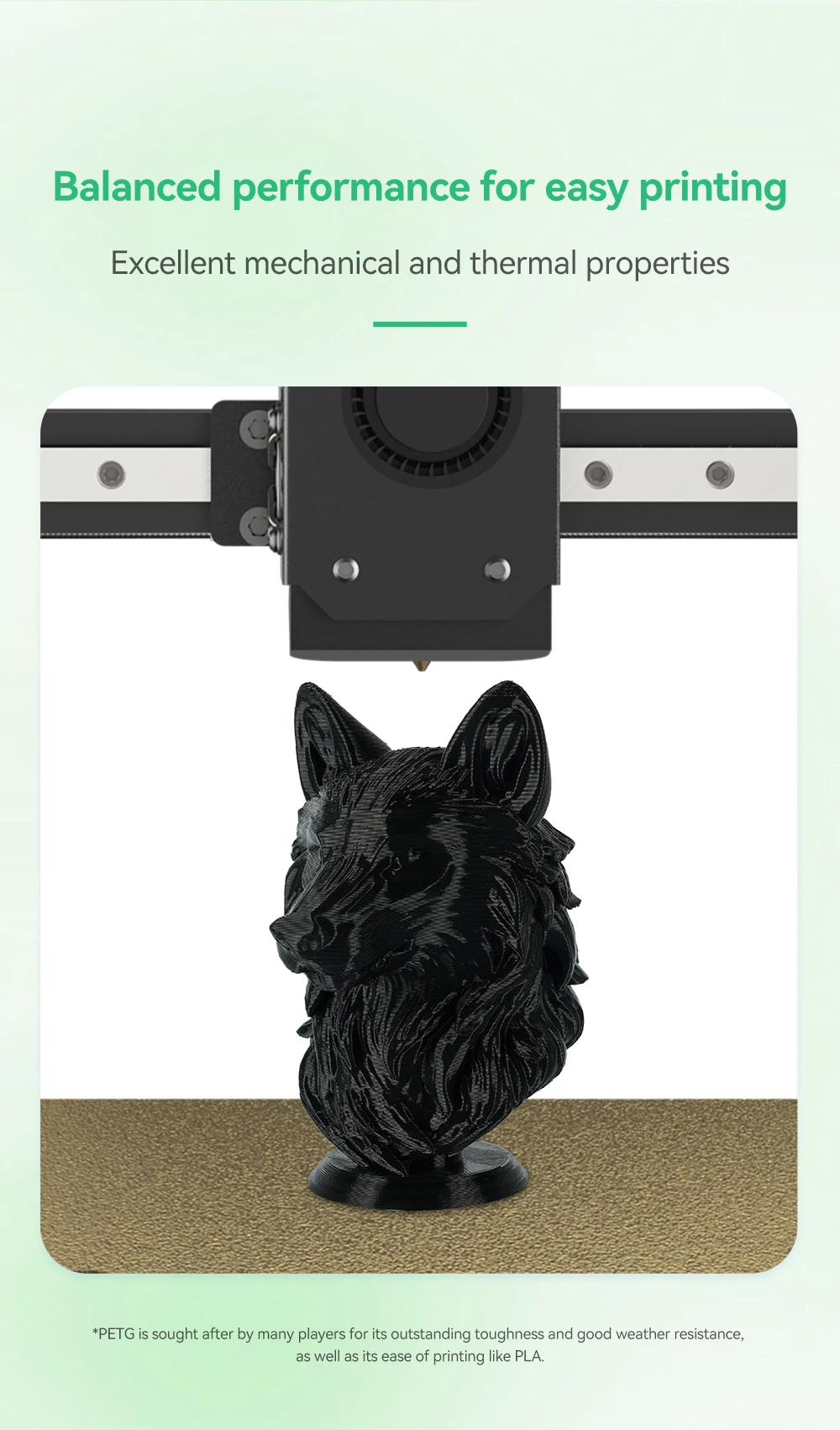 KingRoon 5KG 10KG PLA PETG Filament 1.75mm 3D Printer Plastic No Bubble Spool 3D Printing Materials for 3D Printers S976dec0b02a3415eb9f2abb1c6e85aafH
