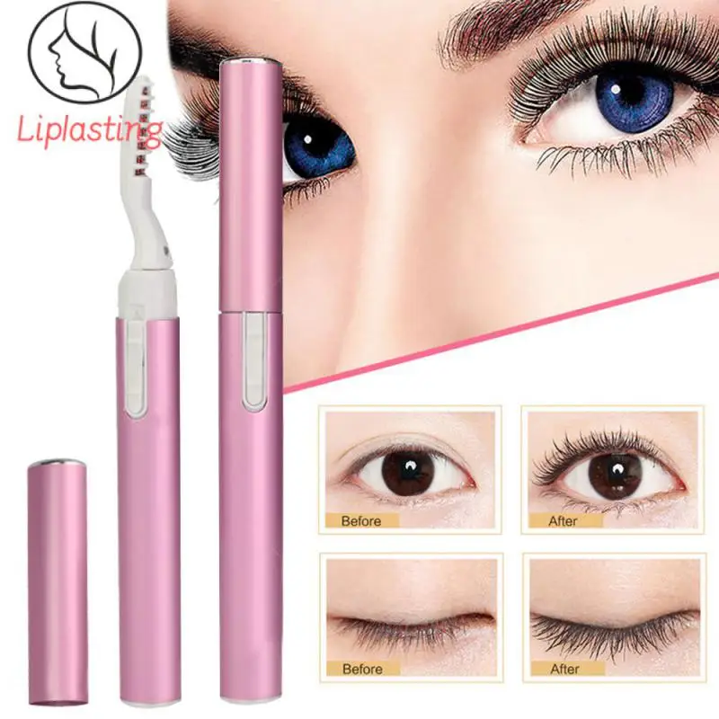 Tragbare elektrische beheizte Wimpern Locken wickler Stift Clip lang anhaltende Form Augen Make-up Curling Kit kosmetische Schönheit Tool Mascara