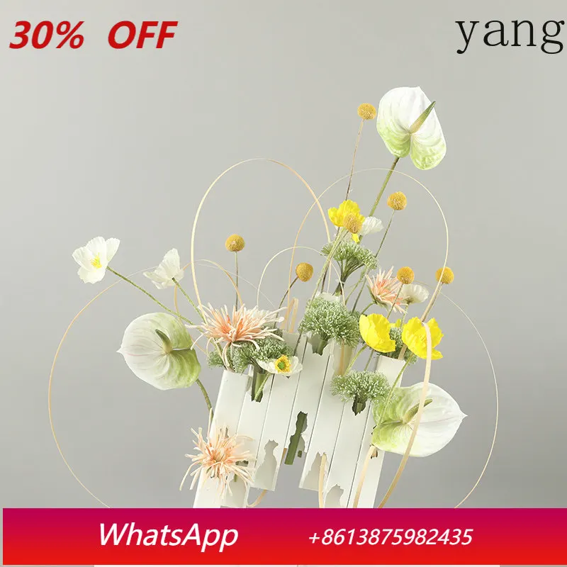 

LH shopping mall front desk decoration simulation flower art flower arrangement art flower placement