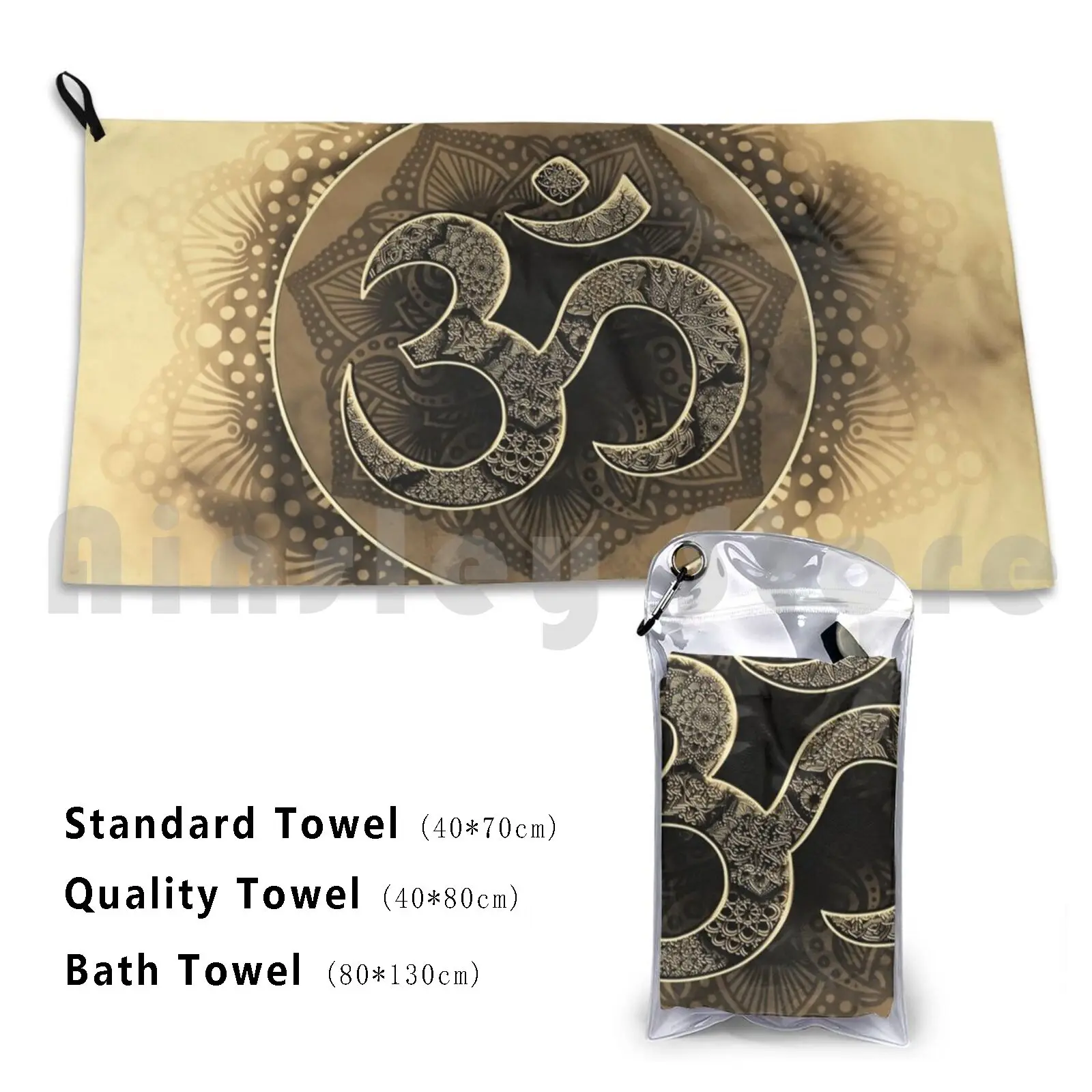 Om Mandala-Yellow B… - image