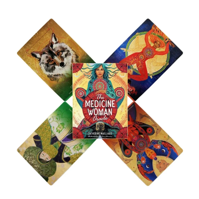 The Medicine Woman Oracle Cards Divination Deck English Vision Edition Tarot Board Playing Game For Party