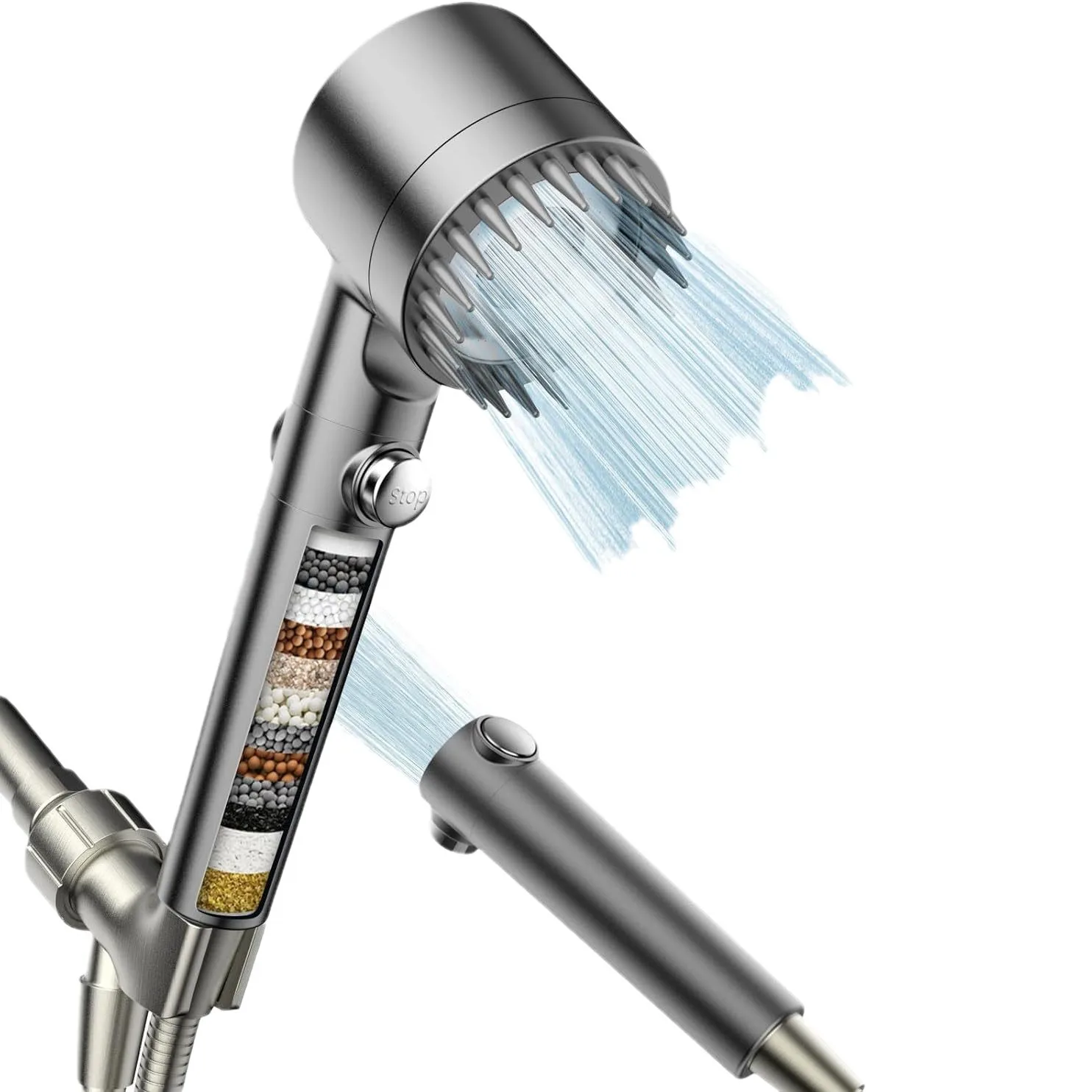 

Душевая насадка с фильтром из АБС-пластика для портативной ванной комнаты