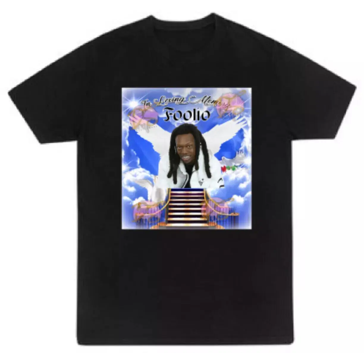 Julio Foolio R.I.P. In Loving Memory  T Shirt S-5XL New Hip Hop 2024