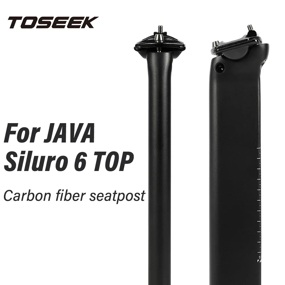 Ultralight Carbon Fibre TOSEEK Seat Post For JAVA Road Bike Siluro 6 TOP Wind Breaking Seat Tube Java Lightweight Siluro6 TOP