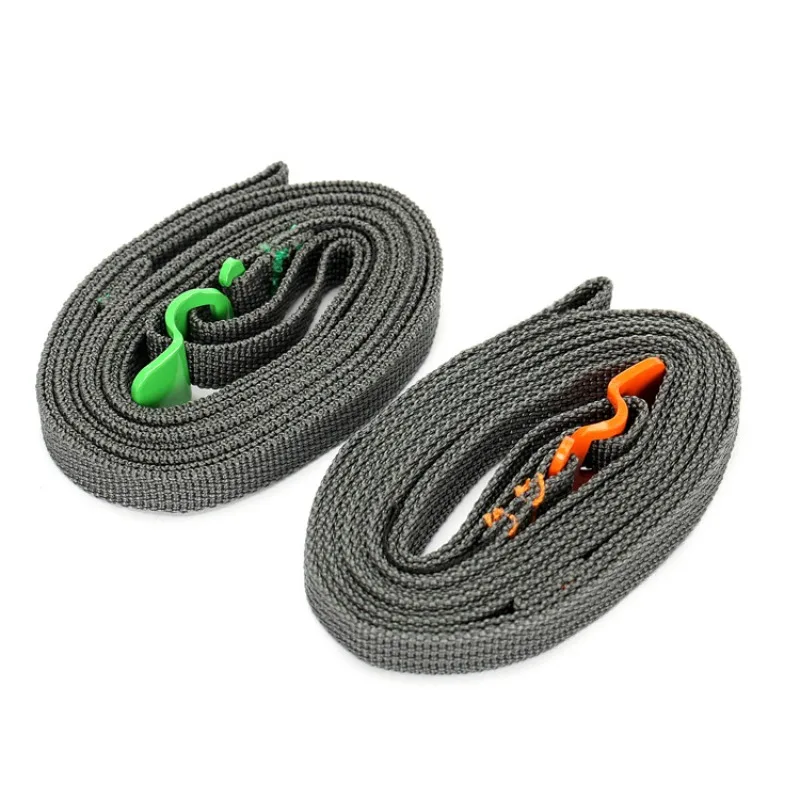 Camping Outdoor Travel Equipment Durable and Quick Release Luggage Strap with Stainless Steel Buckle Hook and Release Gear