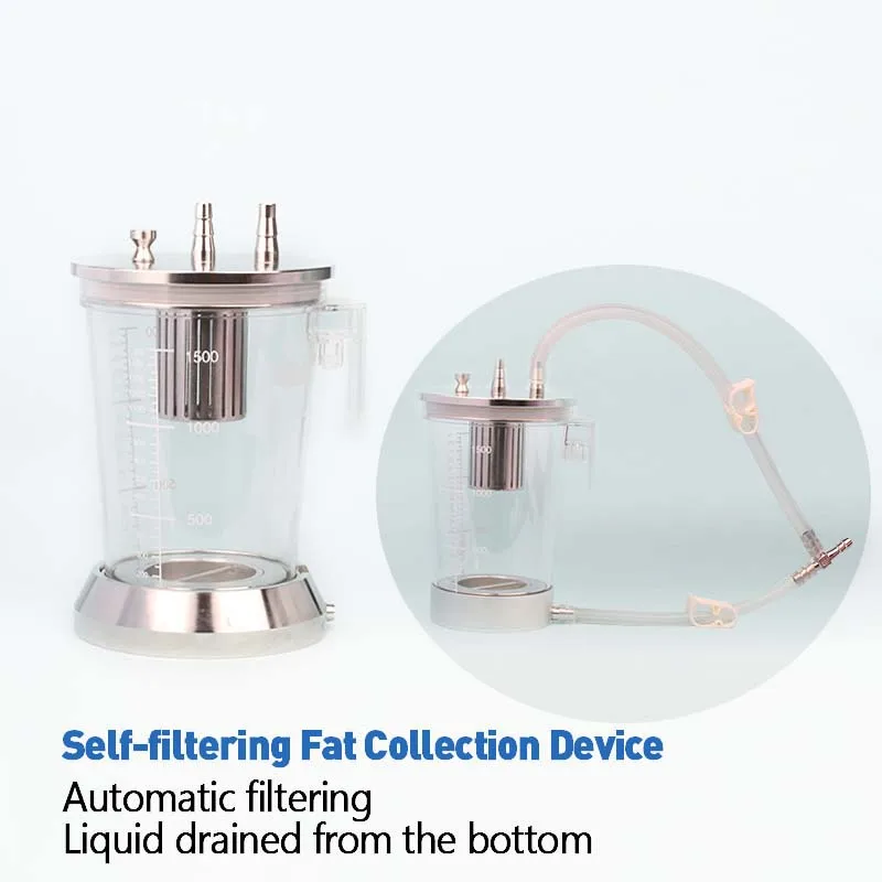 

1 Set Fat Transplantation Filter System Liposuction Equipment Self-filtering Fat Collection Device Beauty Instrument