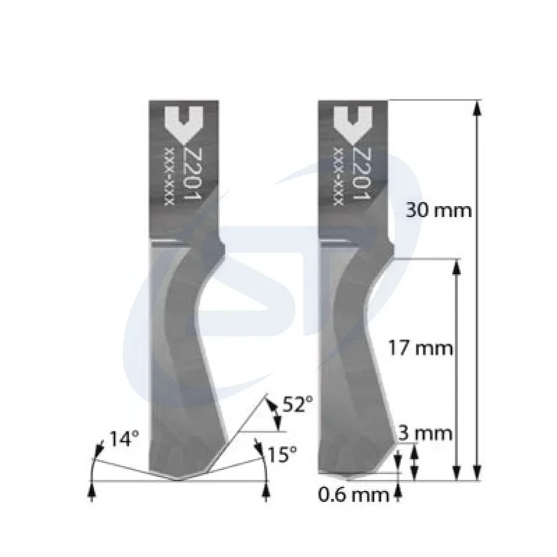 Zund Lama Coltello vibrante Taglierina oscillante Z1 Z10 Z11 Z13 Z16 Z17 Z21 Z22 Z26 Z28 Z29 Z42 Z46 Z50 Z51 Z52 Z61 Z66 Z68 Z71 Z73