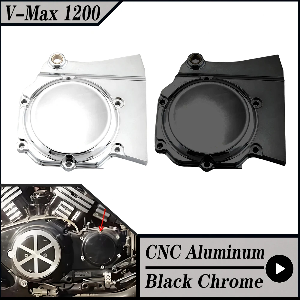 Dla YAMAHA V-Max 1200 1985-2007 Vmax 1200 VMAX 1200 V-MAX 1200 silnik boczny motocykla dekoracyjna pokrywa skrzyni korbowej aluminium