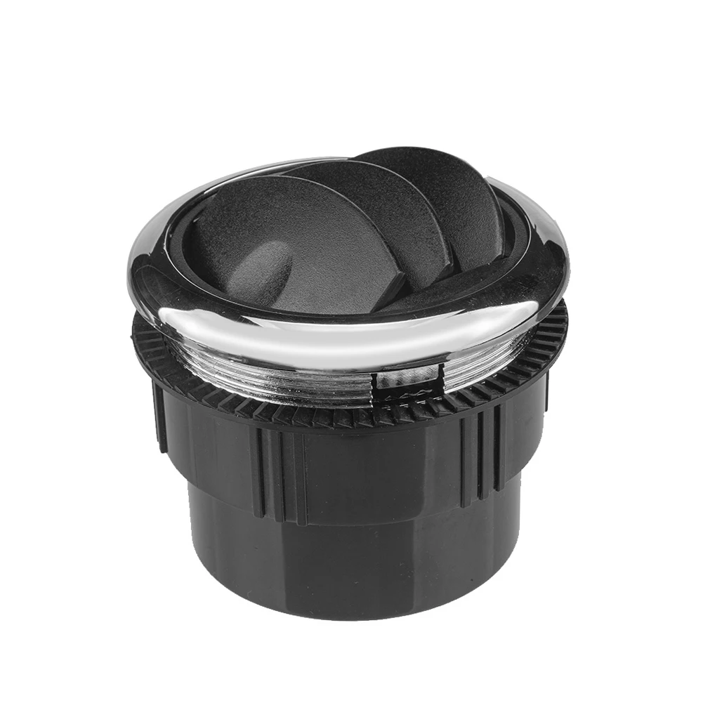 2.95 inch A/C Air Vents Outlets with Chrome Outdoor Universal Air Conditioning Personal Car Decoration for RV Bus