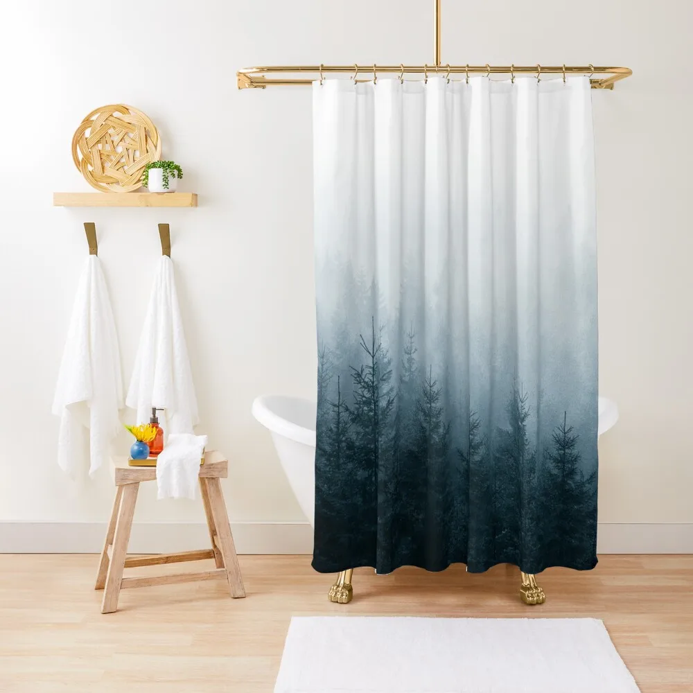 Step Into My Office // Wave Goodbye Edit Shower Curtain Waterproof Fabric Shower Anime Bathroom Curtain