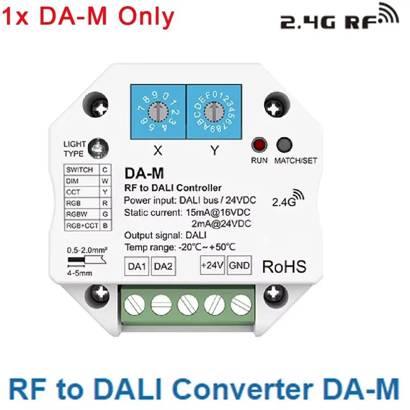 DTA4-DALI Converter Dimmer Controller Da-M RF Zigbee Smart Life Control DIM CCT RGB RGBW RGB+CCT
