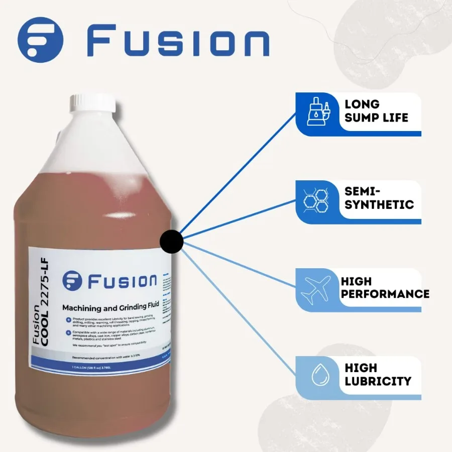 سائل التصنيع مع رغوة منخفضة من Fusion Cool 2275 LF مبرد للأغراض العامة مع شبه استثنائي ذو رائحة منخفضة عالية التشحيم
