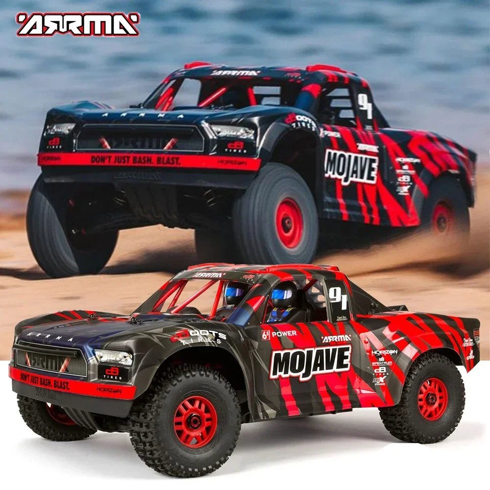 

ARRMA ARA7604V2 1/7 MOJAVE 6S RTR Электрический короткий грузовик с дистанционным управлением RC для взрослых 4WD Модель внедорожника Автомобиль Радиоуправляемые игрушки