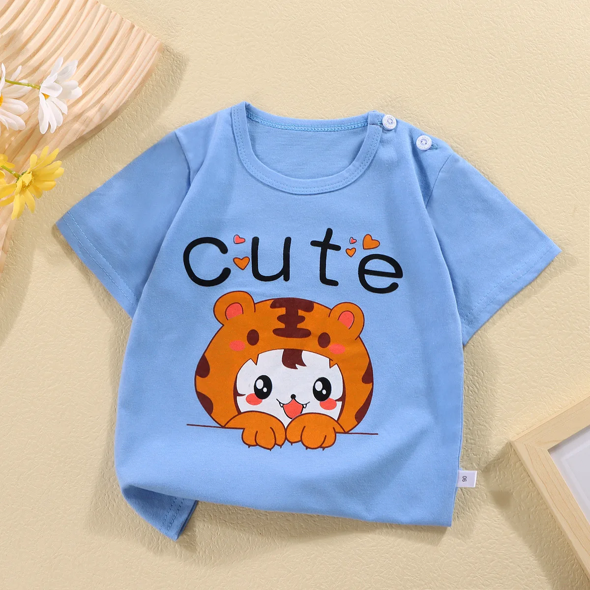 1-5 Jahre Kinder Kurzarm-Baumw – Baby Clothing Usa Bewertung und Preis