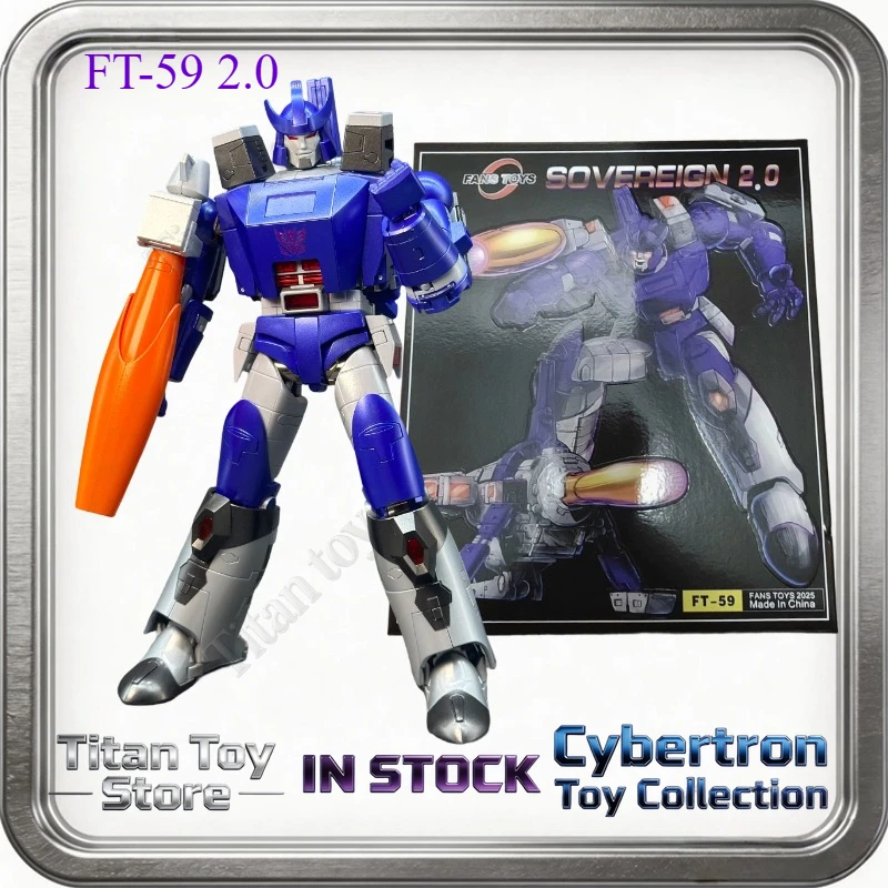 

В НАЛИЧИИ: 100% Оригинальная фигурка-трансформер FansToys FT-59 FT59 2.0 VER Galvatron SOVEREIGN, модель игрушки