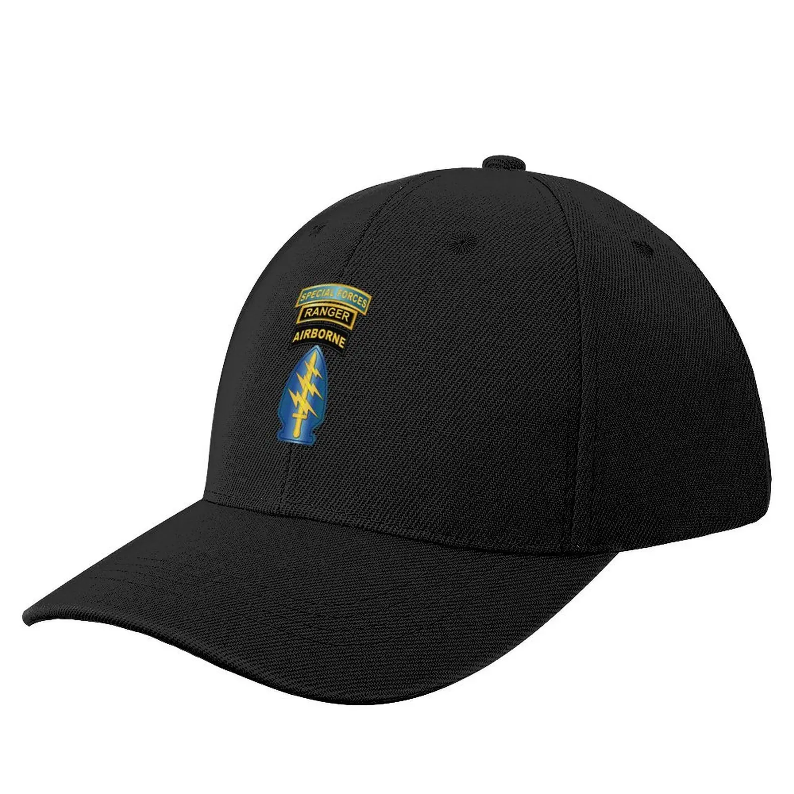 

SOF - Airborne - SF SSI - SF Tab Ranger Tab Baseball Cap Fashion Beach black Custom Cap Hat Luxury Brand Caps For Men Women's