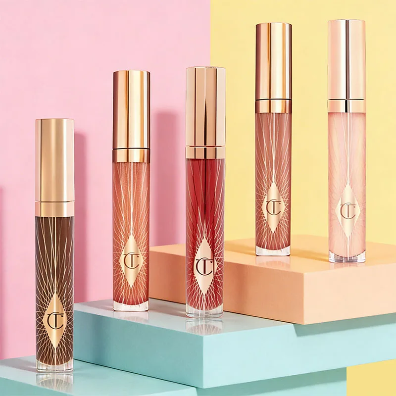 

Горячая распродажа: Многоцветный блеск для губ Charlotte Tilbury Water Light Collagen с увлажняющим эффектом, бальзам для губ с аппликатором в форме сердца, косметика.