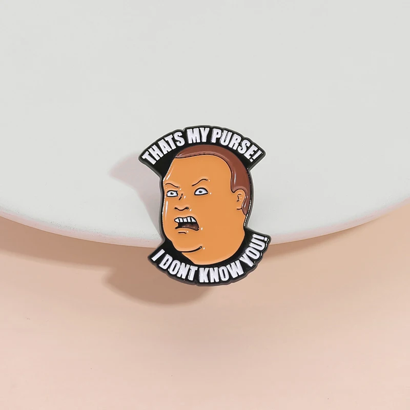 That's My Purse I Dont Know You Enamel Pin Funny Boy Cartoon Brooch Lapel Backpack Badge Accessories Jewelry Gift For Friends