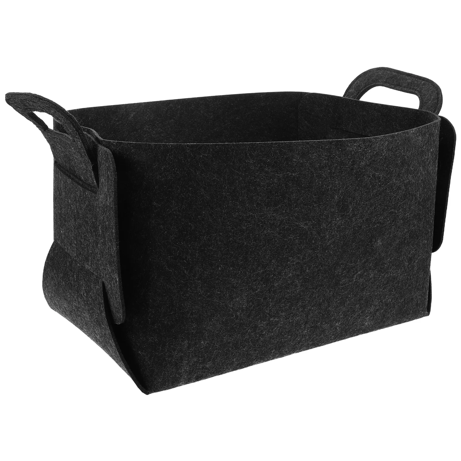 

Stylish Felt Bag Multifunctional Storage Organizer For Clothes Cookware Camping Picnic Reusable Tote With Handles Soft Durable