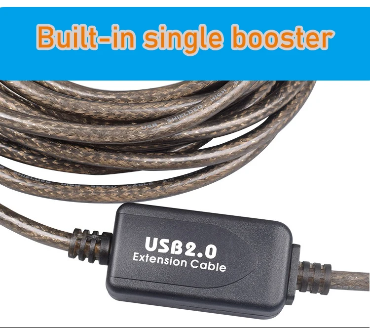 Kabel drukarki USB 20M długi aktywny kabel USB 2.0 10M 15M kabel USB wzmacniacz USB 2.0 męski do B męski drukarka, skaner