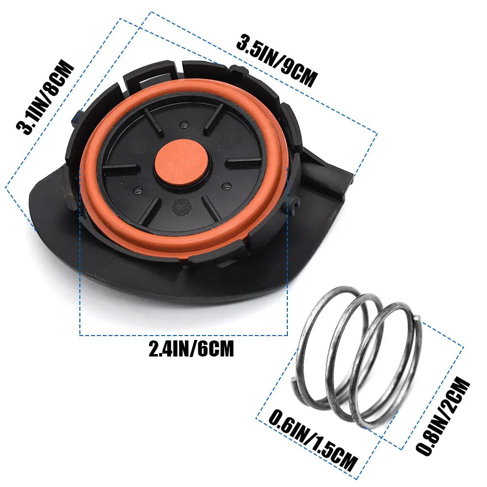For Peugeot 207 EP6 VTI Citroen MINI Cooper N12 N16 PCV Valve Cover Cap With Membrane Valve Repair 11127646554 V757272480 0248Q5