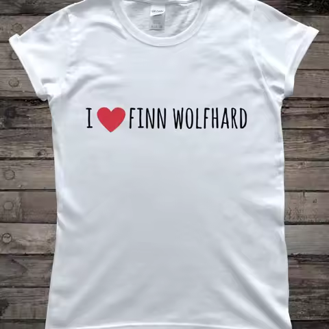 I Love Finn Wolfhard Funny Ladies T-Shirt
