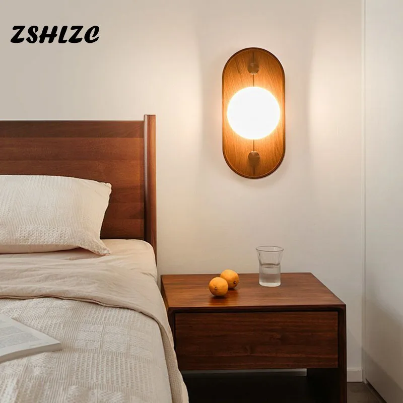 

Retro LED Wall Light for Bedroom Bedside Wandlamp 110v 220v Nordic Home Decoration Wall Lamp Foyer Living Room Indoor Lighting