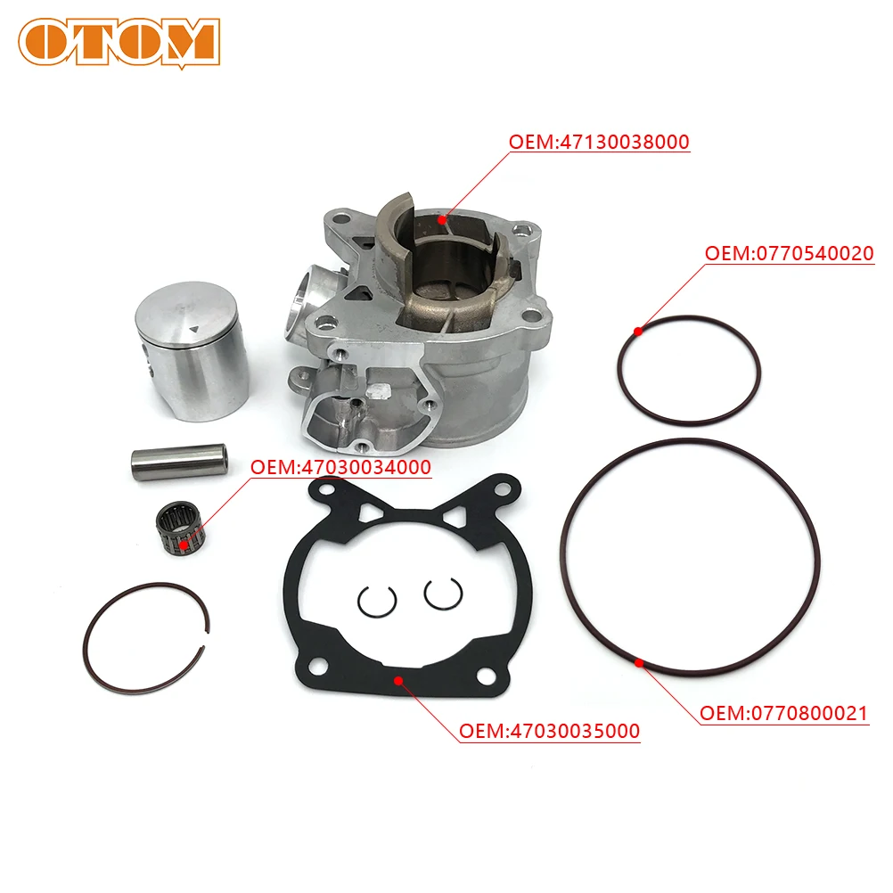 Cylinder Barrel & Piston Ring Kit 47mm For KTM SX85 2013-2017 HUSQVARNA TC85 2014-2017 Koshine XN85 Motorcycle Accessories Parts