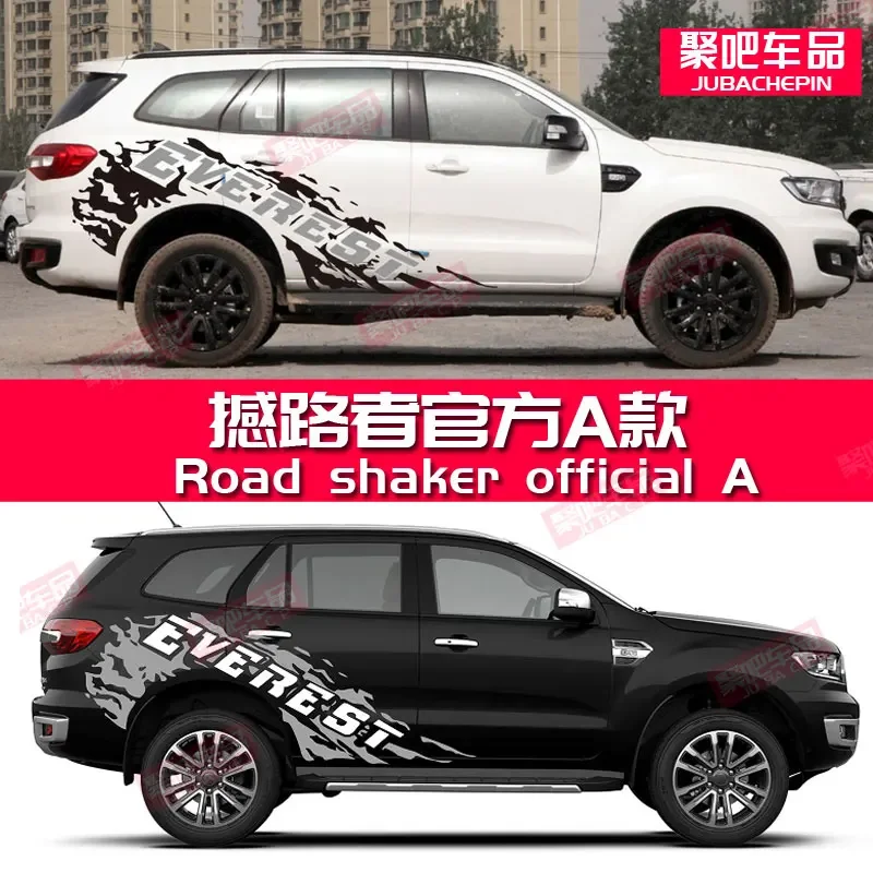 

Car Body Side Vinyl Stickers FOR Ford EVEREST customization modification sports Decals Cover Auto Tuning Accessories