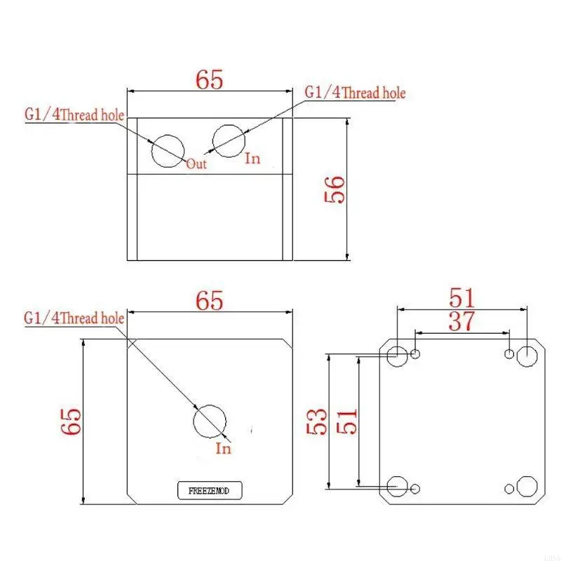 L9NA Computer Water Cooling Mute Pump 800L/H PU-FS4M-J Almost Noise Intelligent Temperature Regulation