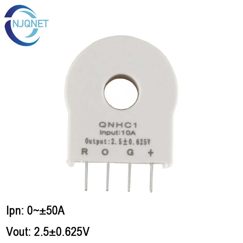 Vout 2.5±0.625V QNHC1 Input dc 5A 10A 15A 25A 50A hall current sensor transducer current transformer