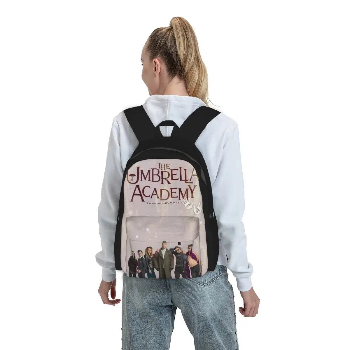 

The Umbrella Academy Tv Backpack Student BookBag Kids School Bag Computer Shoulder Bags for Men Women