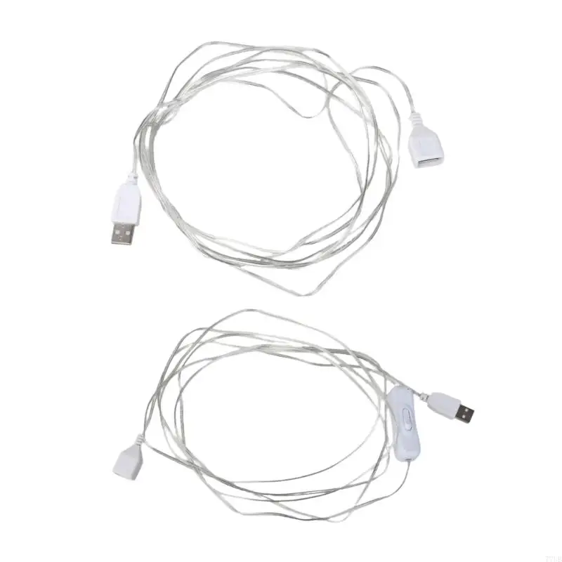 77UB Male to Female USB Power Cable USB Charging Cord Support 5V2A Usb Fan Ceiling Fan Usb Light