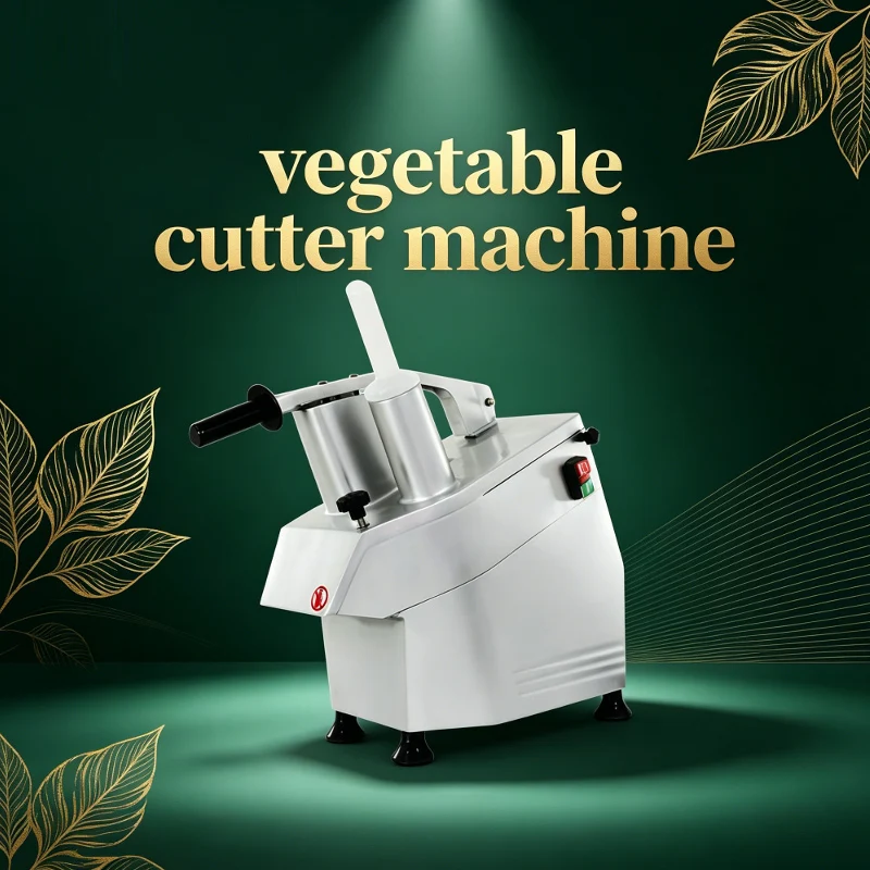 Commercial Vegetable Cutting Machine Electric Multifunction Slicer Shredder Automatic Kitchen Canteen Dicing Maker