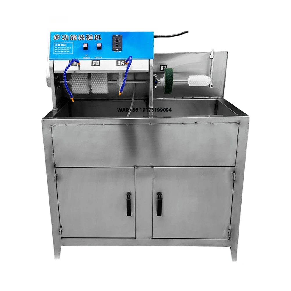 

Electric Stainless Steel Semi-Automatic Shoe Washer Dryer with Cold Water Cleaning Filtration Clean-In-Place for Sneakers Shoes