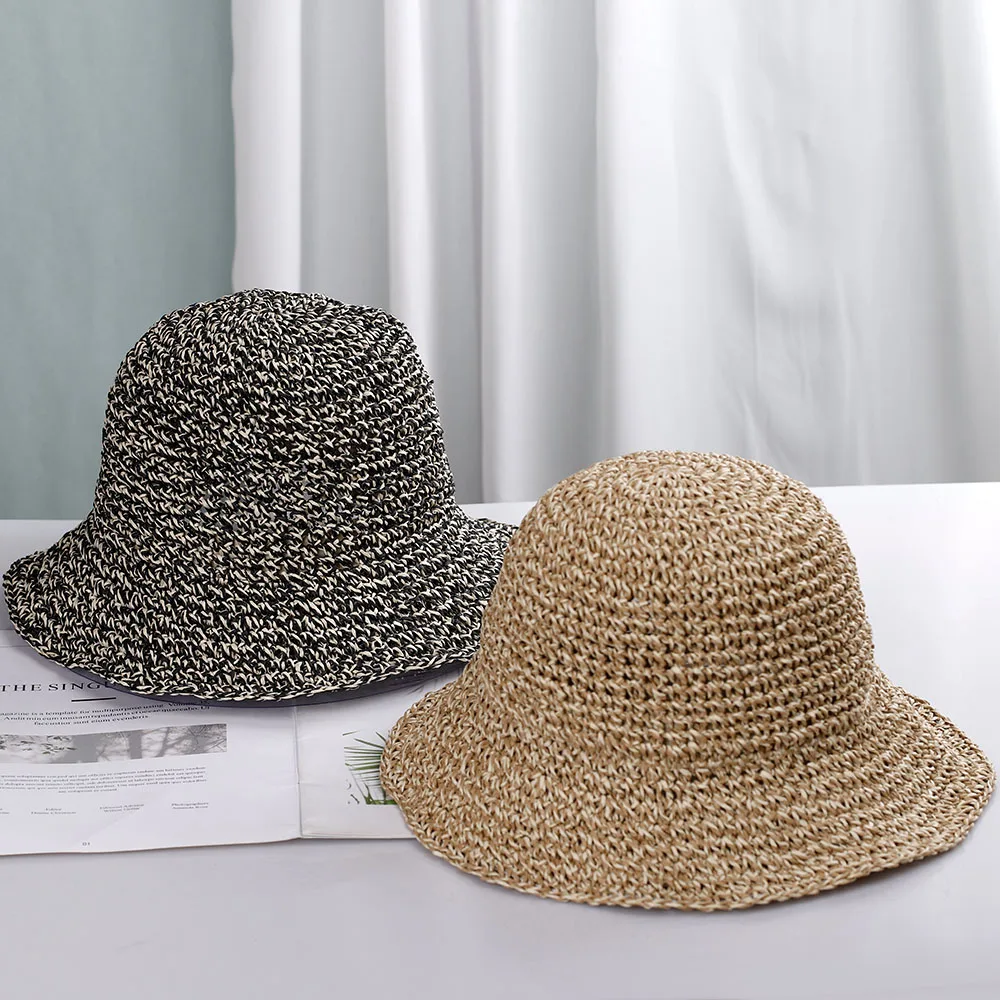 2022 Color mixing simplicity caps Women's summer hat Women's cap Straw hat Golf cap sun hats Men's panama hat beach Women hat