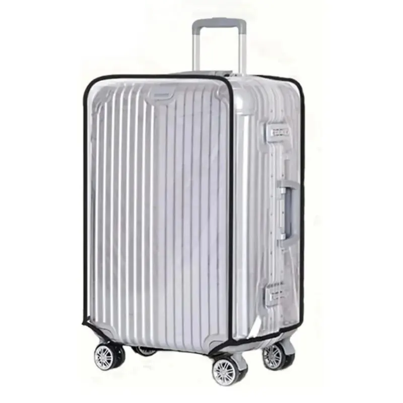 New Full Transparent Luggage Protector Cover Waterproof Dustproof Durable Suitcase Cover Protector Travel Accessories PVC Case image 3