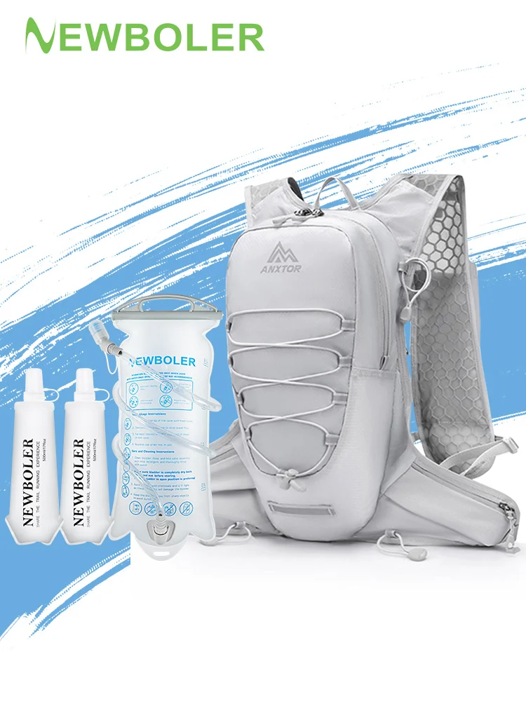 AliExpress NEWBOLER Cycling Hydration Vest Running Backpack Lightweight Riding Vest Pack Backpack Run Camping Bag Mountaineering Equipment