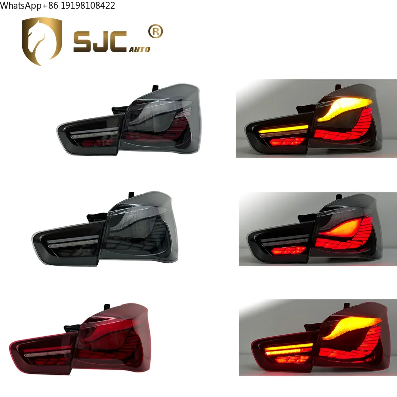

SJC Auto Part Full LED Tail Lamp for BMW 1 Series F20 F21 2015-2018 Year Upgrade to GTS Style Rear Lamp Assembly Plug and Play
