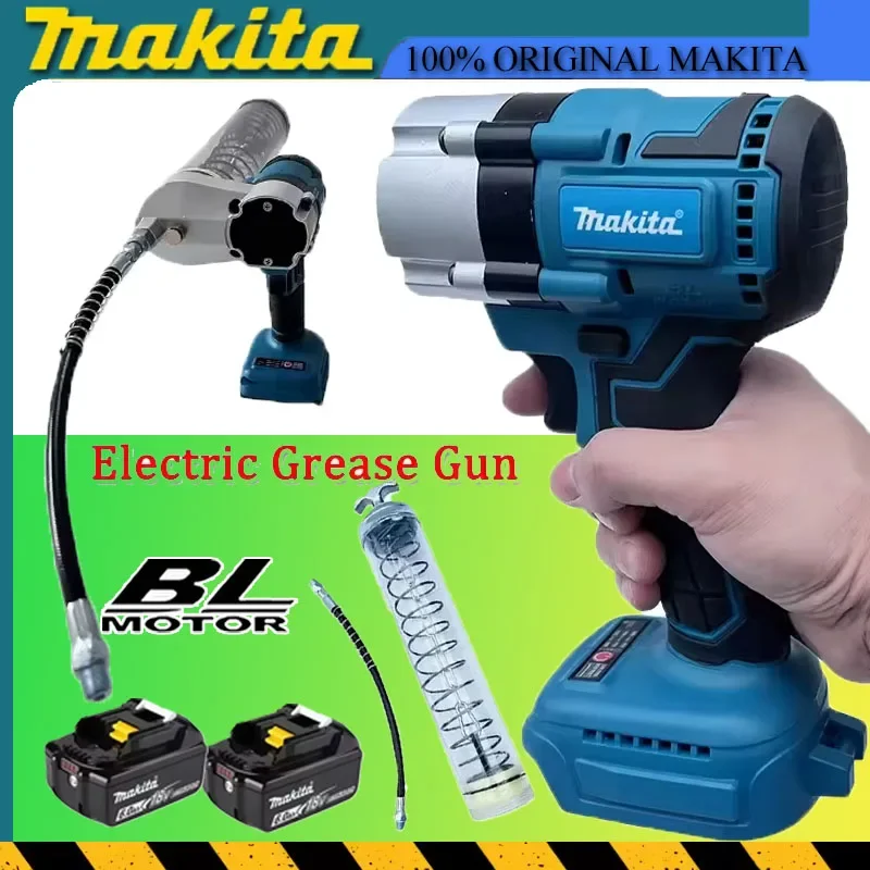 

Бесщеточный электрический смазочный пистолет Makita для 20-вольтовых аккумуляторов, высоконапорный инжектор для смазки, машина для нанесения смазки.