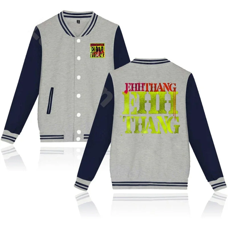 GloRilla Ehhthang Ehhthang Album Baseball Jacket Fashion Longsleeve Women Men Streetwear Jackets Harajuku Baseball Uniform