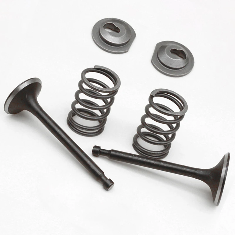 Kit pegas katup gergaji mesin, untuk Honda GX160 GX200 168F 170F 5,5hp-6,5hp mesin bensin Valve mesin pemotong rumput pegas
